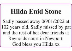 Hilda Enid Stone