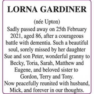 LORNA GARDINER