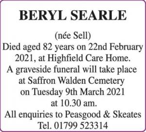 BERYL SEARLE