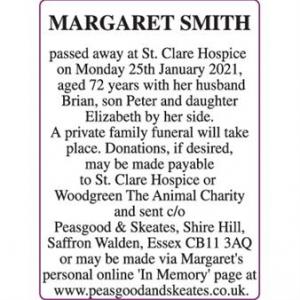 MARGARET SMITH