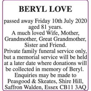 BERYL LOVE