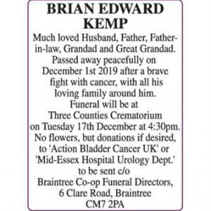 BRIAN EDWARD KEMP