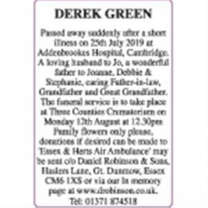 DEREK GREEN