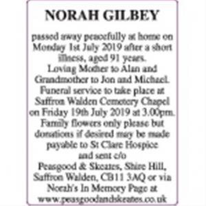 NORAH GILBEY