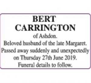 BERT CARRINGTON