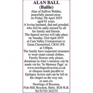 ALAN BALL (BALLIE)