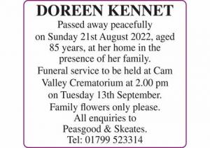 DOREEN KENNET